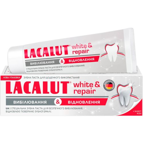 Зубна паста Lacalut white & repair 50 г - фото №1 Зубна паста Lacalut white & repair 50 г