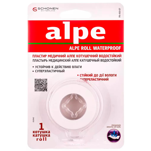 Лейкопластир АЛПЕ катушечний прозорий №1 (2,5 см * 9.1 м) - фото №1 Лейкопластир АЛПЕ катушечний прозорий №1 (2,5 см * 9.1 м)