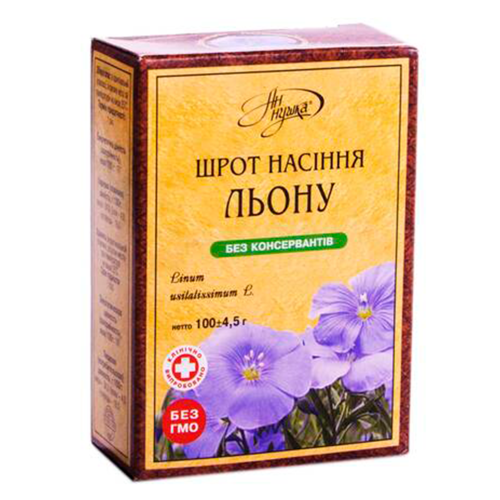 Семена льна шрот 100 г - фото №1 Семена льна шрот 100 г