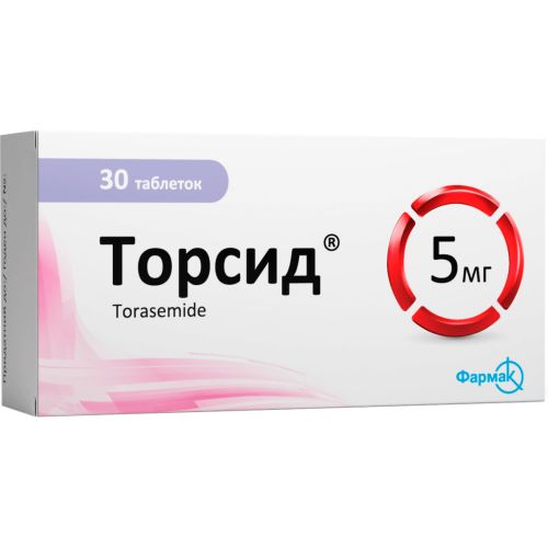 Торсид 5 мг таблетки №30 - фото №1 Торсид 5 мг таблетки №30