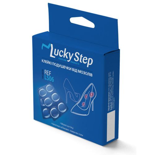 Клейкие подушечки Lucky Step от мозолей LS06 - фото №1 Клейкие подушечки Lucky Step от мозолей LS06