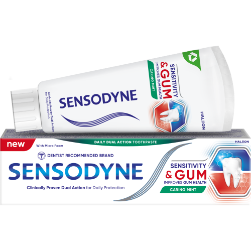 Зубна паста Sensodyne Чутливість зубів та захист ясен 75 мл - фото №1 Зубна паста Sensodyne Чутливість зубів та захист ясен 75 мл