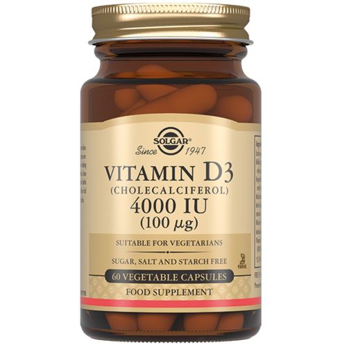 Вітамін D3 Solgar (Солгар) капсули 4000 МО №60 замовити - фото №1 Вітамін D3 Solgar (Солгар) капсули 4000 МО №60 замовити