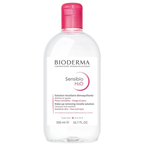 Лосьйон Bioderma (Біодерма) Sensibio Н2О для чутливої шкіри 500 мл - фото №1 Лосьйон Bioderma (Біодерма) Sensibio Н2О для чутливої шкіри 500 мл