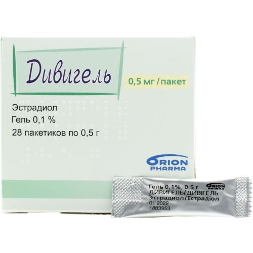 Дивігель 0,1% гель 0,5 г №28 - фото №1 Дивігель 0,1% гель 0,5 г №28