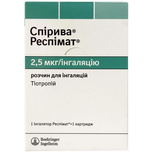 Спирива Респимат раствор для ингаляций 4 мл №1 - фото №1 Спирива Респимат раствор для ингаляций 4 мл №1