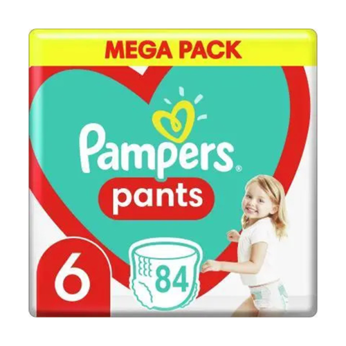 Подгузники-трусики Pampers (Памперс) Pants Giant (15+кг) №84 - фото №1 Подгузники-трусики Pampers (Памперс) Pants Giant (15+кг) №84