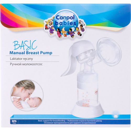 Молокоотсос Canpol Babies Basic ручной (12/205) - фото №1 Молокоотсос Canpol Babies Basic ручной (12/205)