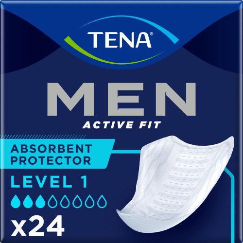 Урологические прокладки для мужчин Tena Men Active Fit Level 1, 24 шт. - фото №1 Урологические прокладки для мужчин Tena Men Active Fit Level 1, 24 шт.