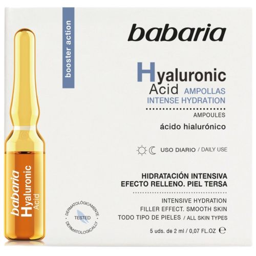 Сироватка Babaria (Бабарія) з гіалуроновою кислотою по 2 мл ампули №5 - фото №1 Сироватка Babaria (Бабарія) з гіалуроновою кислотою по 2 мл ампули №5