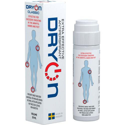 Антиперспірант DryOn Classic Екстра ефективний стик 38 мл - фото №1 Антиперспірант DryOn Classic Екстра ефективний стик 38 мл