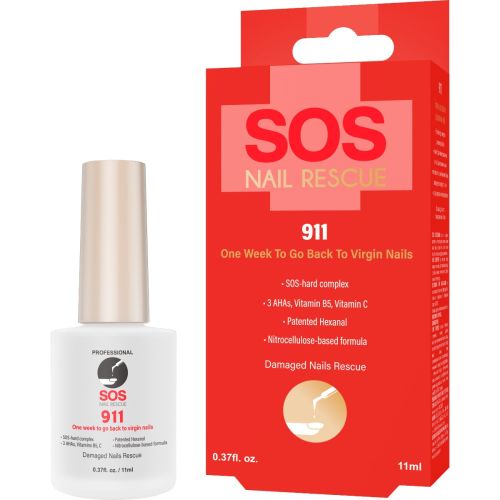 Засіб для повного відновлення нігтів SOS Nail Rescue 911 Тиждень для зламаних нігтів, 11 мл - фото №1 Засіб для повного відновлення нігтів SOS Nail Rescue 911 Тиждень для зламаних нігтів, 11 мл