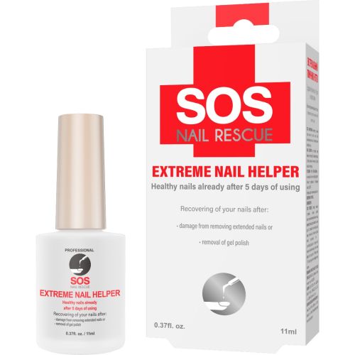 Екстремальний помічник для нігтів SOS Nail Rescue відновлення після нарощування та гель-лаку, 11 мл - фото №1 Екстремальний помічник для нігтів SOS Nail Rescue відновлення після нарощування та гель-лаку, 11 мл