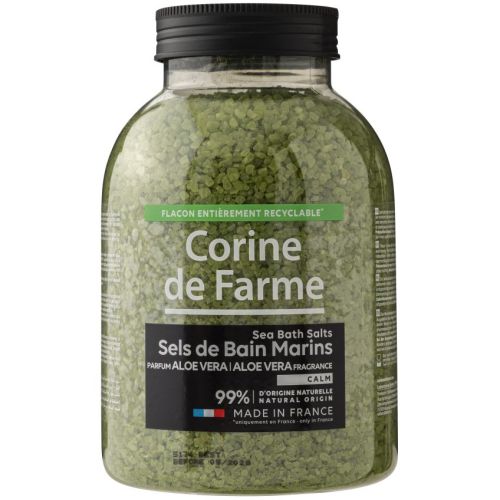 Сіль морська Corine de Farme (Корін де Фарм) для ванн Алое вера 1,4 кг - фото №1 Сіль морська Corine de Farme (Корін де Фарм) для ванн Алое вера 1,4 кг