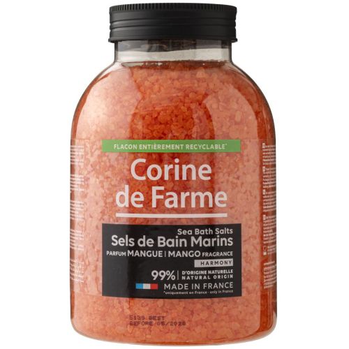 Сіль морська Corine de Farme (Корін де Фарм) для ванн Манго 1,4 кг - фото №1 Сіль морська Corine de Farme (Корін де Фарм) для ванн Манго 1,4 кг