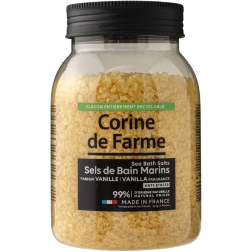 Соль морская Corine de Farme (Корин де Фарм) для ванн Ваниль 600 г - фото №1 Соль морская Corine de Farme (Корин де Фарм) для ванн Ваниль 600 г