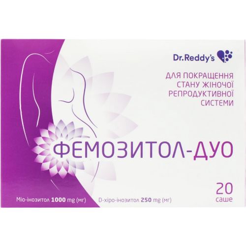 Фемозитол Дуо 3 г саше №20 - фото №1 Фемозитол Дуо 3 г саше №20