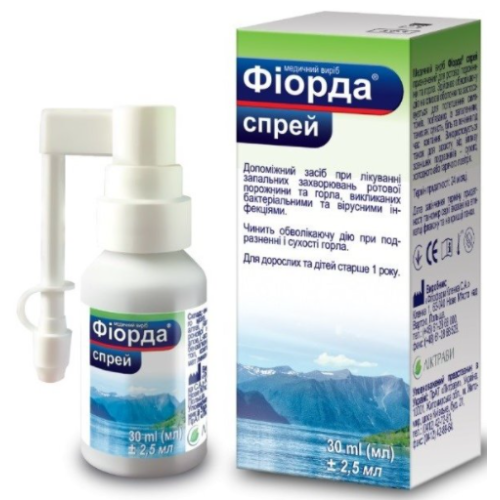 Фіорда спрей 30 мл - фото №1 Фіорда спрей 30 мл