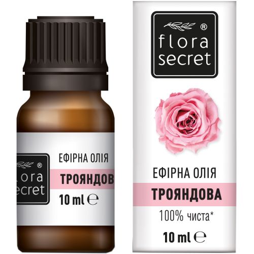 Эфирное масло Flora Secret Роза 10 мл - фото №1 Эфирное масло Flora Secret Роза 10 мл