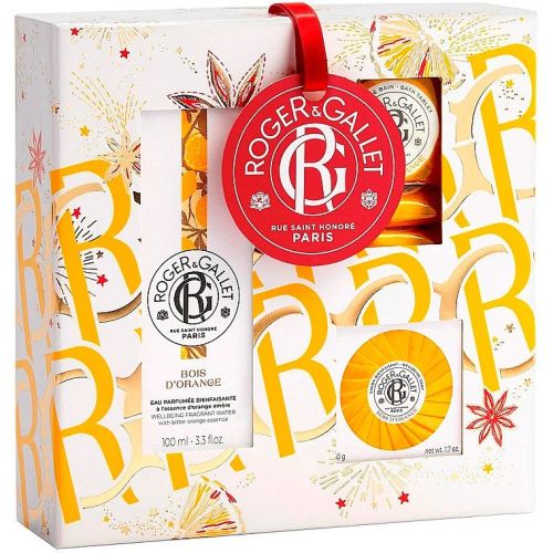 Набор Roger&Gallet (Роже&Галье) Апельсиновое дерево (вода 100 мл + мыло 50 г + таблетки для ванны 3х25 г) - фото №1 Набор Roger&Gallet (Роже&Галье) Апельсиновое дерево (вода 100 мл + мыло 50 г + таблетки для ванны 3х25 г)