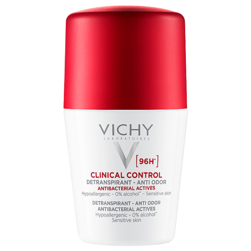 Антиперспірант Vichy (Віши) Клінікал Контрол кульковий проти надмірного потовиділення та запаху 96 годин захисту 50 мл - фото №1 Антиперспірант Vichy (Віши) Клінікал Контрол кульковий проти надмірного потовиділення та запаху 96 годин захисту 50 мл