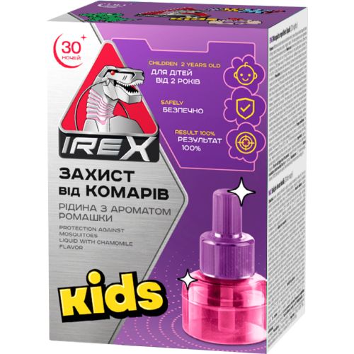 Рідина iRex Kids від комарів 30 ночей 20 мл - фото №1 Рідина iRex Kids від комарів 30 ночей 20 мл