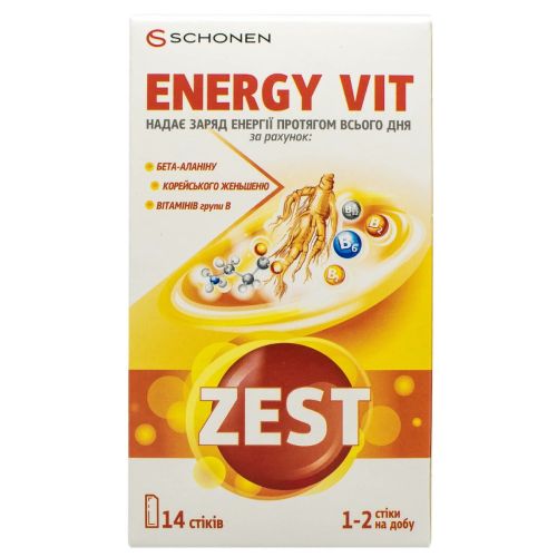 Витамины Zest Energy Vit стик №14 - фото №1 Витамины Zest Energy Vit стик №14