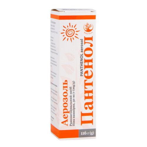 Пантенол аерозоль 50 мг/г піна нашкірна 116 г - фото №1 Пантенол аерозоль 50 мг/г піна нашкірна 116 г