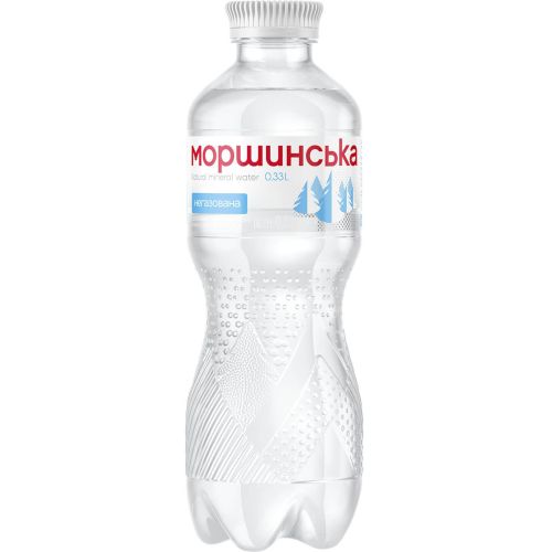 Вода мінеральна Моршинська негазована 0,33 л - фото №1 Вода мінеральна Моршинська негазована 0,33 л