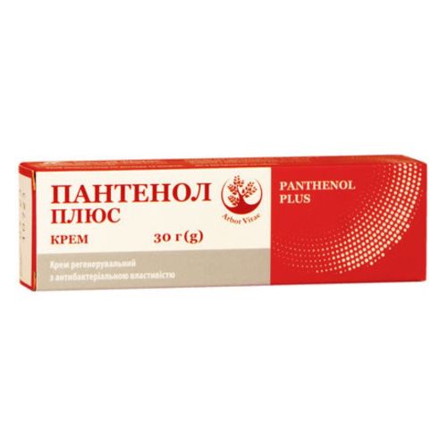 Пантенол Плюс крем 30 г - фото №1 Пантенол Плюс крем 30 г