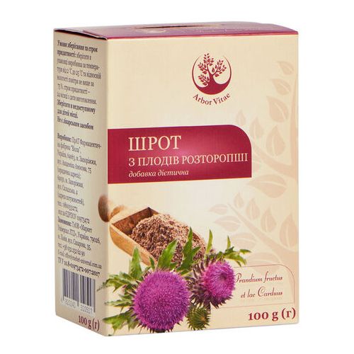 Шрот з насіння розторопші 100 г - фото №1 Шрот з насіння розторопші 100 г
