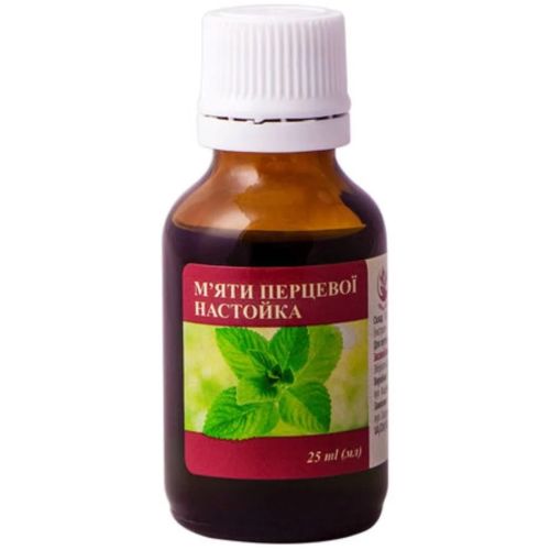 Мяты перечной настойка флакон 25 мл - фото №1 Мяты перечной настойка флакон 25 мл