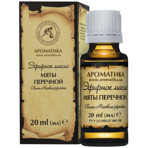 Эфирное масло Ароматика Мяты 20 мл - фото №1 Эфирное масло Ароматика Мяты 20 мл