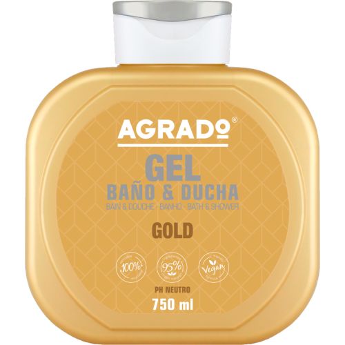 Гель Agrado для душа Золото 750 мл - фото №1 Гель Agrado для душа Золото 750 мл