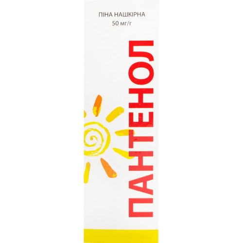 Пантенол пена, 58 г - фото №1 Пантенол пена, 58 г