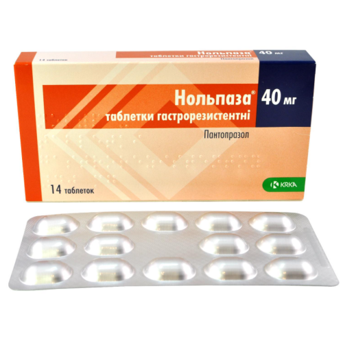 Нольпаза 40 мг таблетки №14 - фото №1 Нольпаза 40 мг таблетки №14