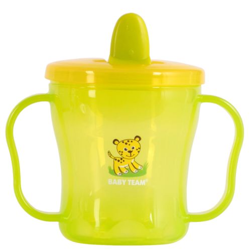 Поїльник з ручками та з носиком, що складається Baby Team (5002) 180 мл - фото №1 Поїльник з ручками та з носиком, що складається Baby Team (5002) 180 мл