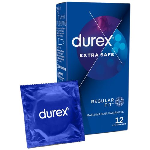 Презервативы Durex Extra Safe №12 - фото №1 Презервативы Durex Extra Safe №12