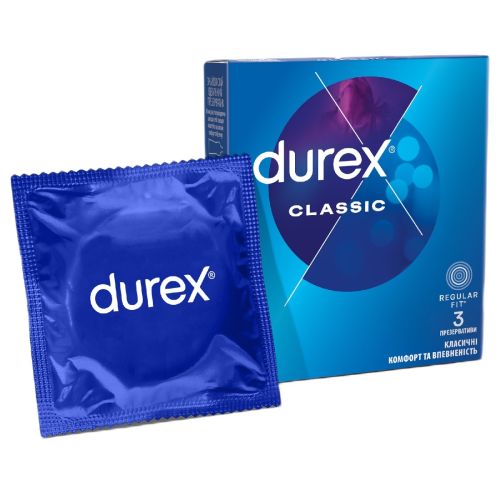 Презервативы Durex Classic №3 - фото №1 Презервативы Durex Classic №3