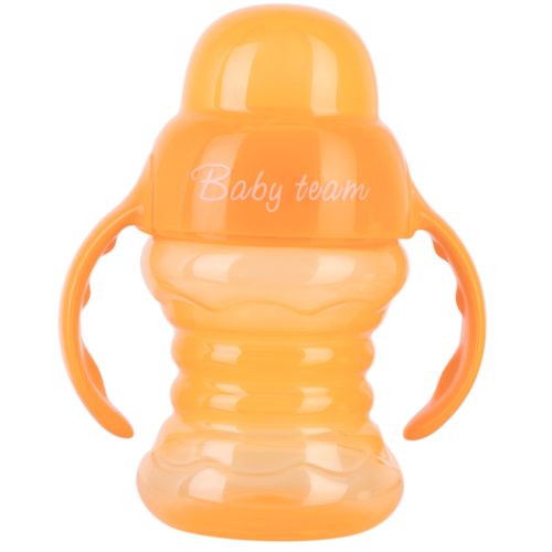 Поильник-непроливайка со спаутом Baby Team (5022) 350 мл - фото №1 Поильник-непроливайка со спаутом Baby Team (5022) 350 мл