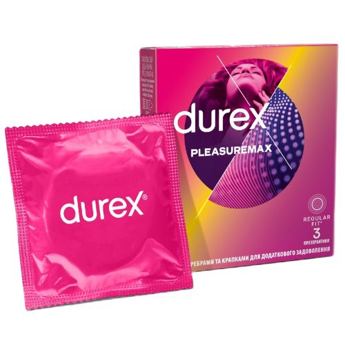 Презервативы Durex Pleasuremax №3 - фото №1 Презервативы Durex Pleasuremax №3