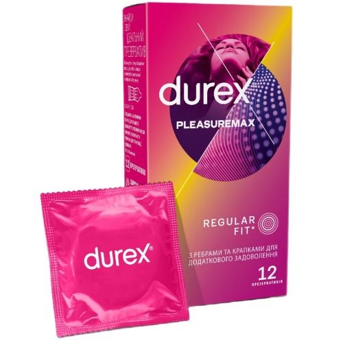 Презервативы Durex Pleasuremax №12 - фото №1 Презервативы Durex Pleasuremax №12