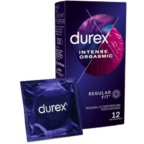 Презервативы Durex Intense Orgasmic №12 - фото №1 Презервативы Durex Intense Orgasmic №12