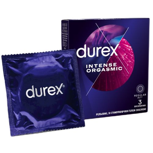 Презервативы Durex Intense Orgasmic №3 - фото №1 Презервативы Durex Intense Orgasmic №3