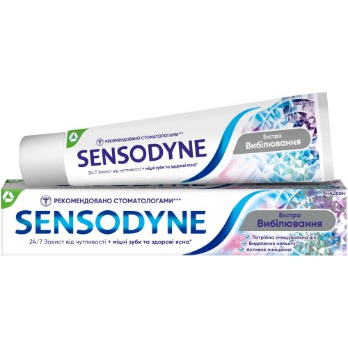 Зубна паста Sensodyne Whitening відбілююча 75 мл - фото №1 Зубна паста Sensodyne Whitening відбілююча 75 мл