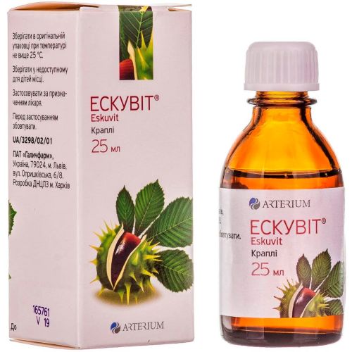 Ескувіт краплі 25 мл - фото №1 Ескувіт краплі 25 мл