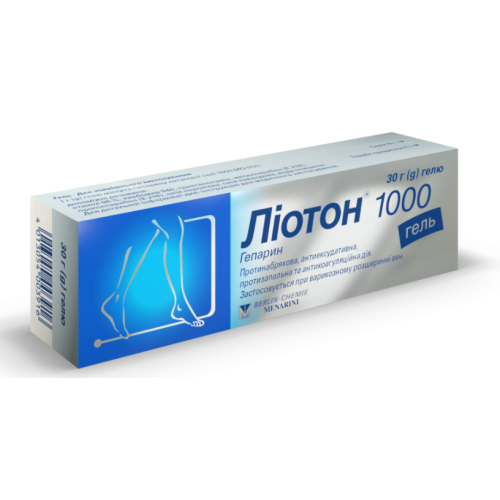 Лиотон 1000 гель 30 г - фото №1 Лиотон 1000 гель 30 г