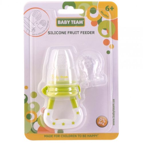 Фрут Фідер силіконовий (Силіконовий контейнер для прикорму) Baby Team (6202) - фото №1 Фрут Фідер силіконовий (Силіконовий контейнер для прикорму) Baby Team (6202)
