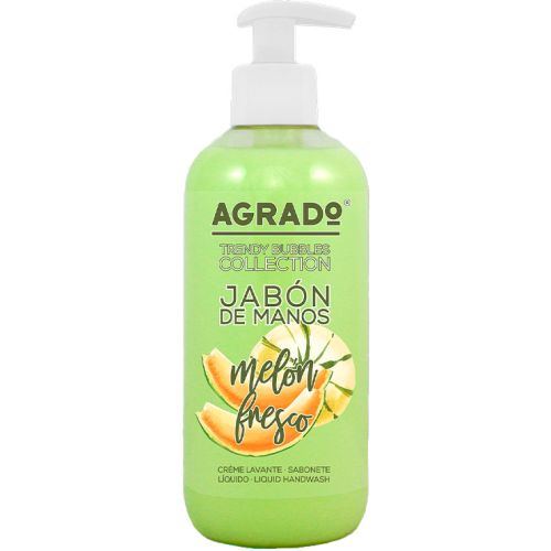Мыло Agrado для рук Трендовые Пузыри Свежая дыня 300 мл - фото №1 Мыло Agrado для рук Трендовые Пузыри Свежая дыня 300 мл