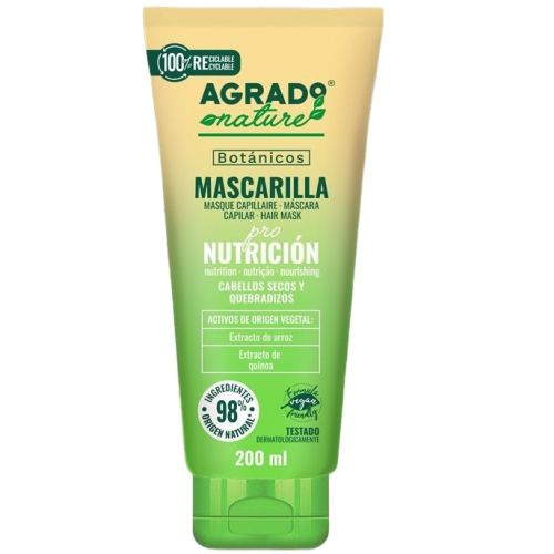 Маска Agrado (Аградо) для волосся Ботанічне Живлення 200 мл - фото №1 Маска Agrado (Аградо) для волосся Ботанічне Живлення 200 мл